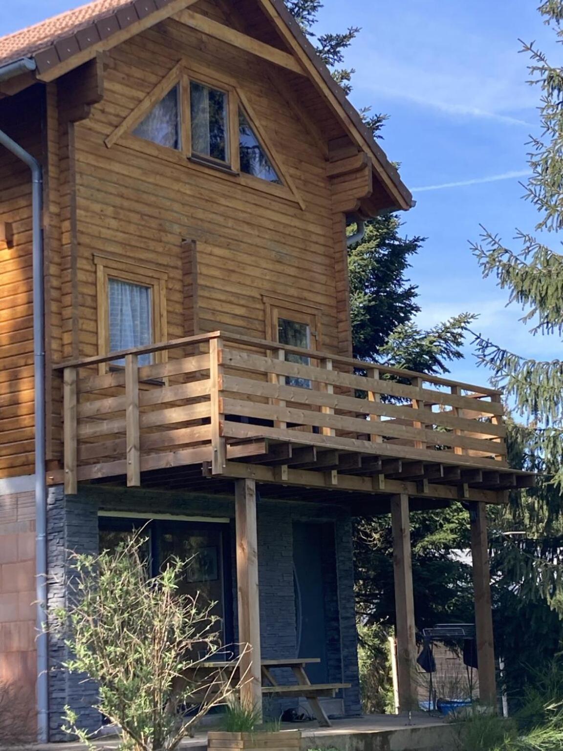 Chalet Authentique Au Calme, En Lisiere De Foret, Montagne, Sentiers 15Mn Gerardmer & Alsace "Chalet Mon Beau Sapin" Anould المظهر الخارجي الصورة